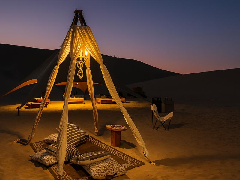 Dinner in the Huacachina Desert: Unique Dining Experience