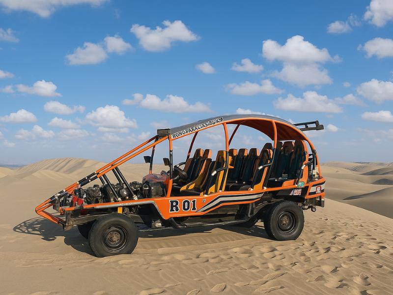 photo Sunset Dune Buggy & Sandboarding from Huacachina