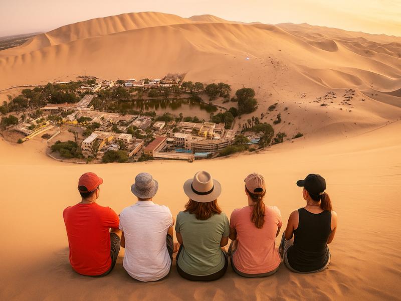 our team at tour huacachina in peru